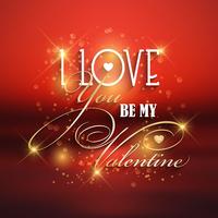 Valentine's Day background vector