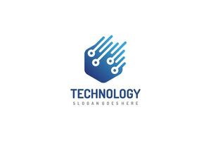Logotipo de tecnología vector