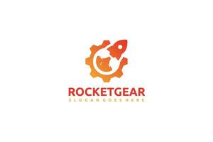 Logotipo de Rocket Gear vector