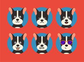 Dog Expressions vector