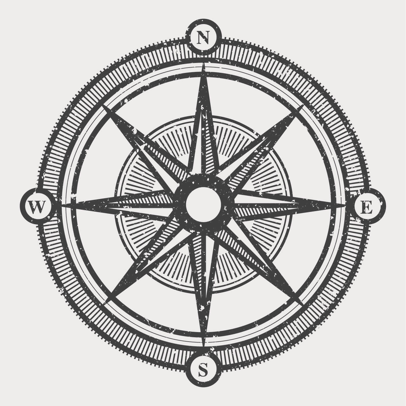 Vintage Compass Illustration Download Free Vectors Clipart