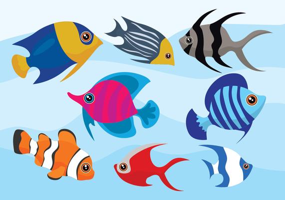 Free fish cartoon - Vector Art