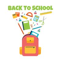 Back to school poster vector