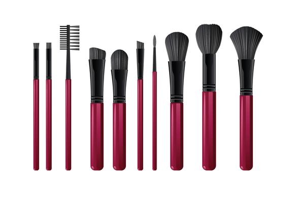 Various Realistic Brushes Tools for Make Up