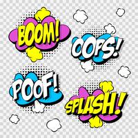 Comic Sound Effects vector