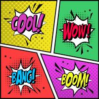 Comic Book Sound Effects vector