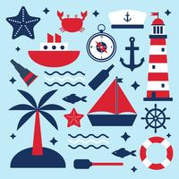 Nautical Element Collection vector