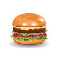 Realistic Fast Food vector