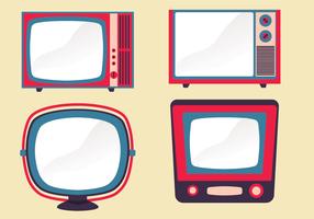 Retro Television Set Vector Pack