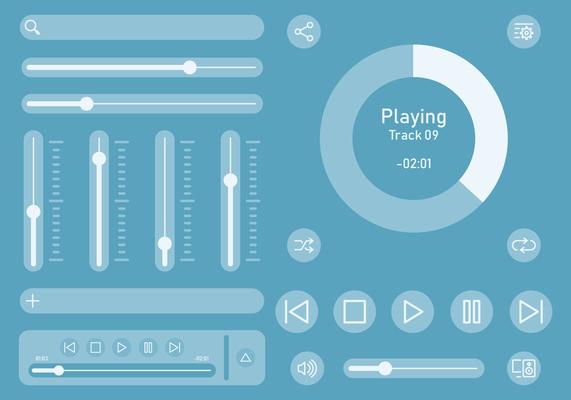 Audio Music Control UI