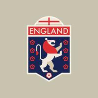 Insignias de fútbol de la Copa Mundial de Inglaterra vector