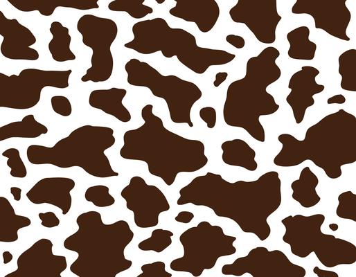 Seamless Cow Spots Pattern Cow Print Stock Illustration - Download