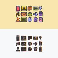 Vector Colorful Icon Set