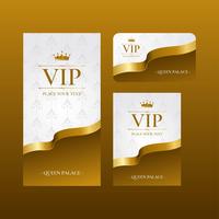 vip pass template vector