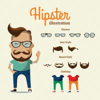 Hipster Elements vector