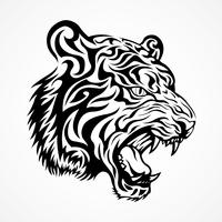 Tribal Tiger Vector 