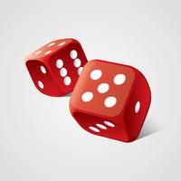 Red Vector Dice