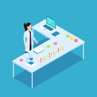 Isometric Lab vector