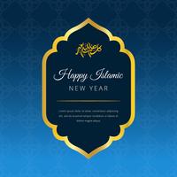 Happy Islamic New Year Vector Background