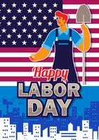 Labor Day Poster vector