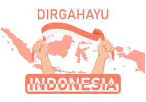 Indonesia Prid Vector Illustration