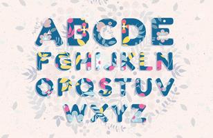 Alphabet Floral Decoration Letters 962911 Vector Art at Vecteezy