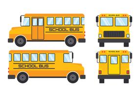 Vector de autobús escolar