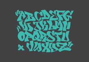 Graffiti Alphabet Vector Illustration