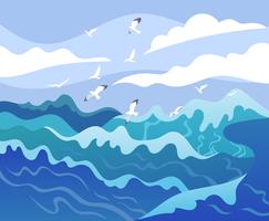 High Seas Illustration vector