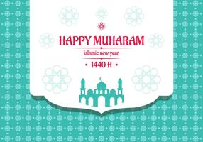 Islamic New Year Vector Background