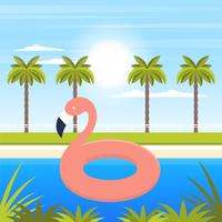 Vector Beautiful Summer Illustration