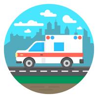 Ambulance Car vector