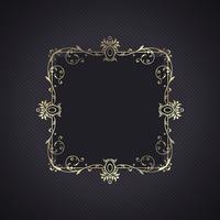 Elegant background with decorative frame vector