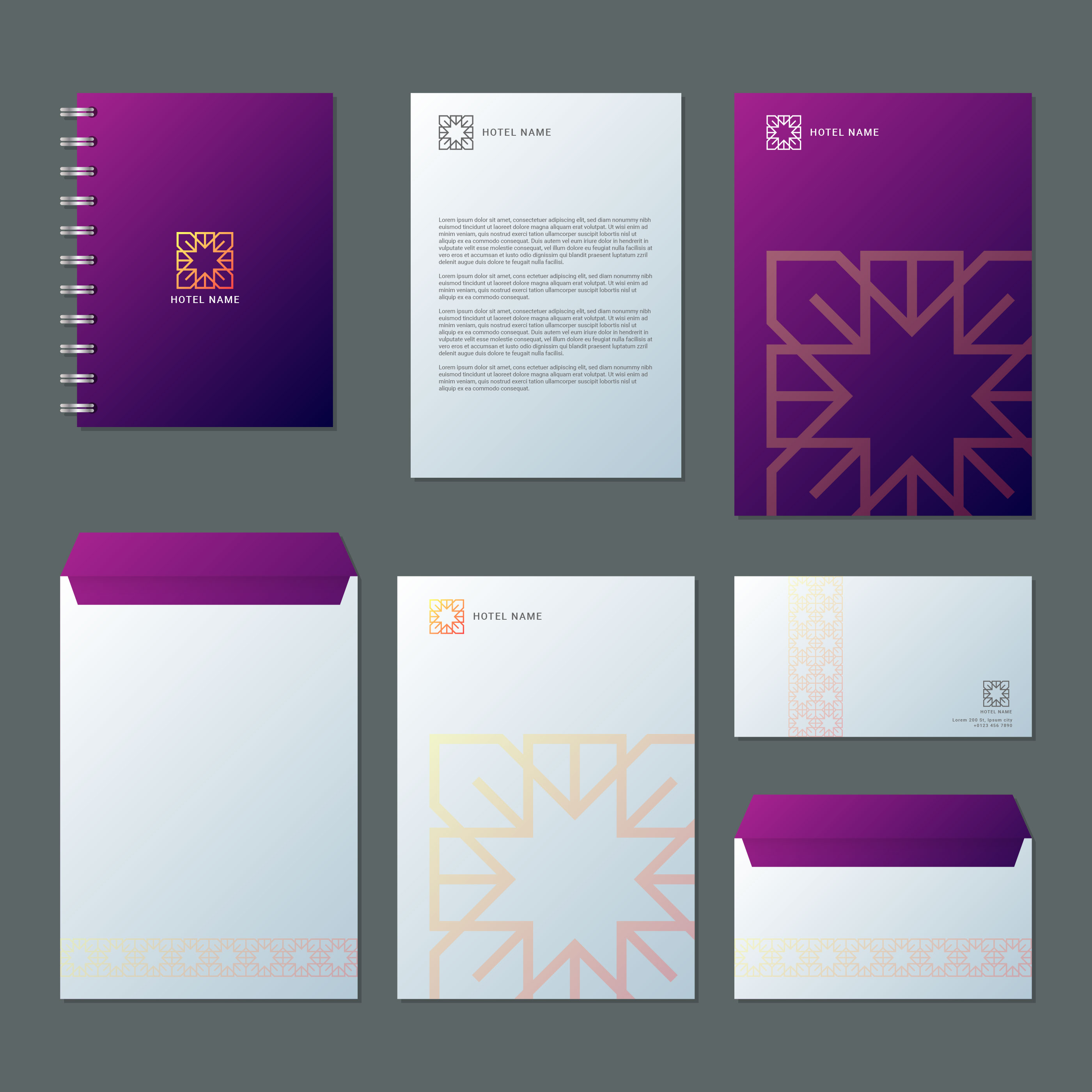 Download Business Hotel And Resort Spa Branding Identity Template Corporate Company Design Download Free Vectors Clipart Graphics Vector Art PSD Mockup Templates