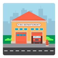 Fire Station vector