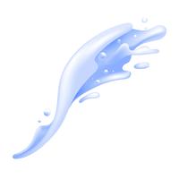 Realistic Liquid Splash Water vector