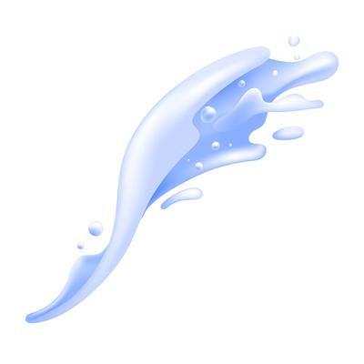 Realistic Liquid Splash Water