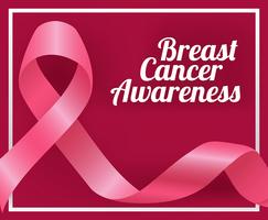 Breast Cancer Awareness Ribbon Illustration vector