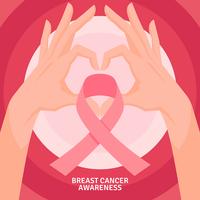 Breast Cancer Awareness Ribbon Illustration vector