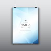 Modern brochure design with low poly design vector