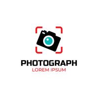 Fotografía, logotipo, diseño vector