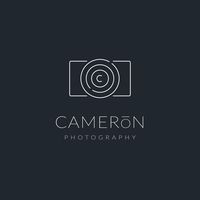 vector logotipo de fotógrafo minimalista