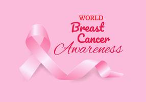 Breast Cancer Awareness Ribbon Vector