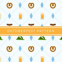 Flat Oktoberfest Element Pattern Vector