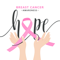 Pink Breast Cancer Awareness Ribbon Vector Concept