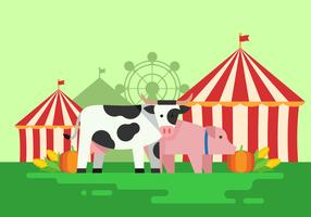 County Fair Farm Product vector