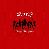 New Year Party background vector