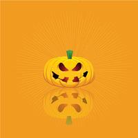 Fondo de calabaza de Halloween vector