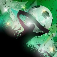 Soccer crowd background vector