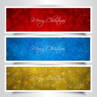 Banners de navidad vector